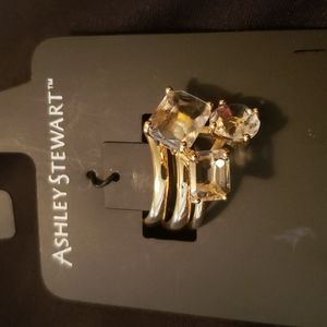 Ashley Stewart 3 piece ring set.